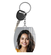 Acrylic Personalized Photo Keychain, Both Side Printing Design Shape - 46