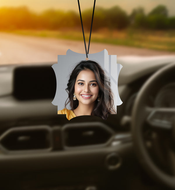 Acrylic Personalized Car Photo Hanging, Shape -48