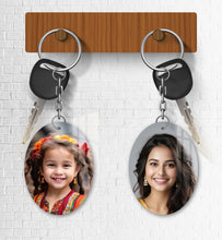 Acrylic Personalized Photo Keychain, Both Side Printing Design Shape - 49