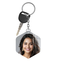 Acrylic Personalized Photo Keychain, Both Side Printing Design Shape - 5