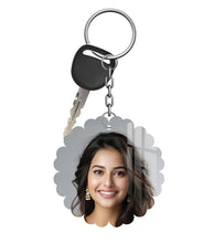 Acrylic Personalized Photo Keychain, Both Side Printing Design Shape - 50