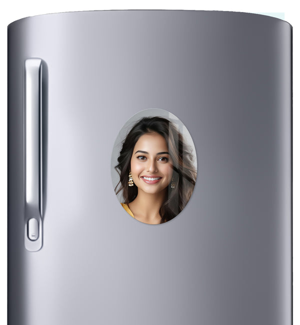 Acrylic Personalized Photo Fridge Magnet, Shape - 58