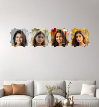 Acrylic Photo Gallery - 6x6 inch each,  Design Shape - 7