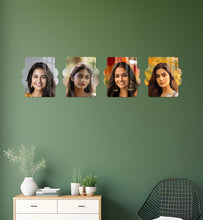 Acrylic Photo Gallery - 6x6 inch each,  Design Shape - 8