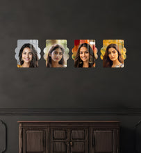 Acrylic Photo Gallery - 6x6 inch each,  Design Shape - 8