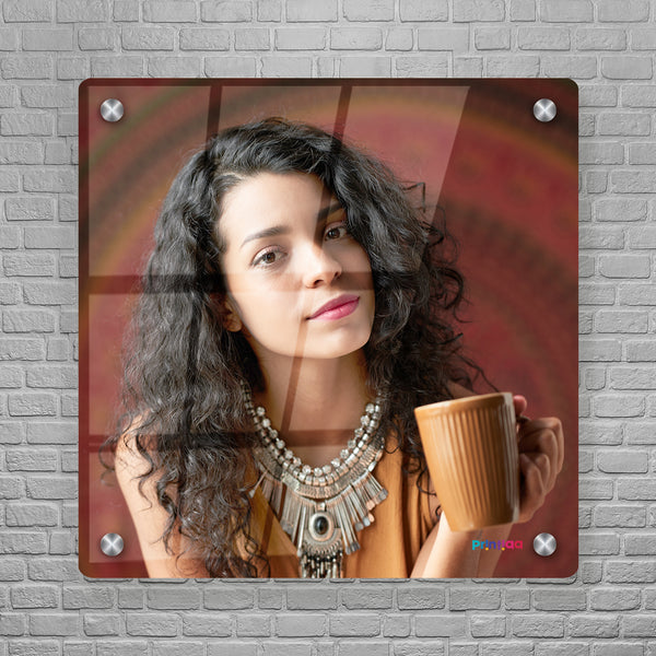 Personalized Square Acrylic HD Photo Print