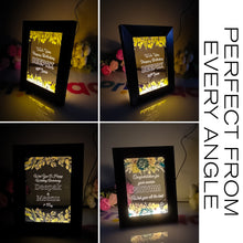 Table Light Frame customized Photo Frame – Father’s Day Gift for Dad | Unique LED Frame for Father’s Home Office Gifting on Birthday, Anniversary, Valentine, Corporate FL-C8