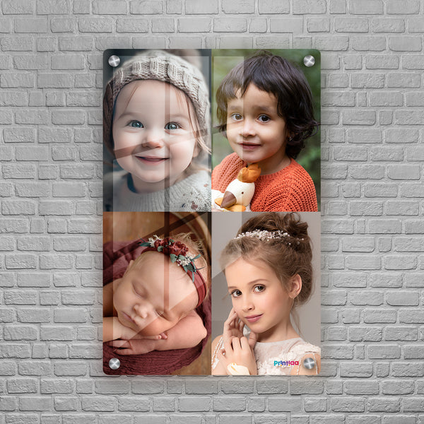 Personalized Portrait Acrylic Collage HD Photo Print